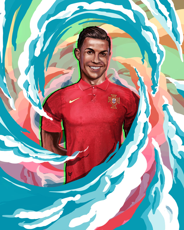 Ronaldo Portugal Mathew Vieira Illustration